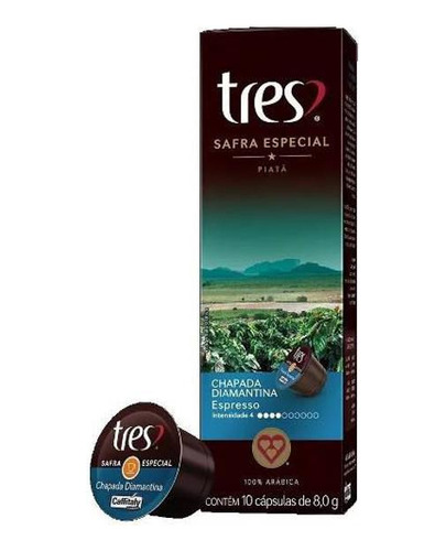 Café Tres 3 Corações Chapada Diamantina - 10 Cápsulas