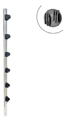 Kit Cerca Elétrica Jfl Ecr 18i 120 Metros Big Haste 1 Metro Cor Branco