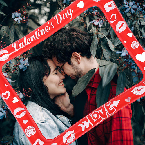 Marco De Fotos Inflable Para El Día De San Valentín Para Fot