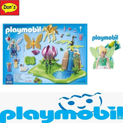 Imagen 2 de 3 de Playmobil 9135 - Lago Con Hadas Bebé