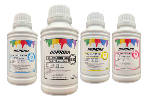 Tinta Imprink Sublimación Para Todas Impresoras Epson 500ml