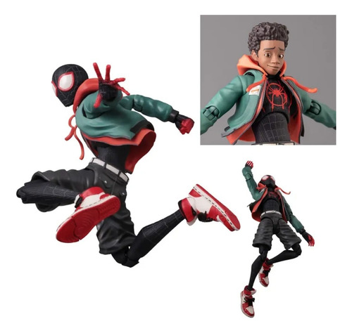 Miles Morales, Spiderman, Into The Spider-verse 13cm Ko