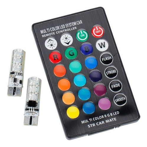 Cocuyo T10 Rgb 5050 12v Control Inalambrico Secuencial Supli