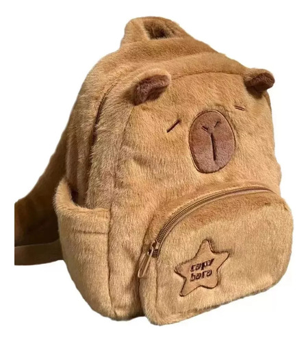 Mochila Capibara De Peluche Kawaii De Moda El Mejor Regalo
