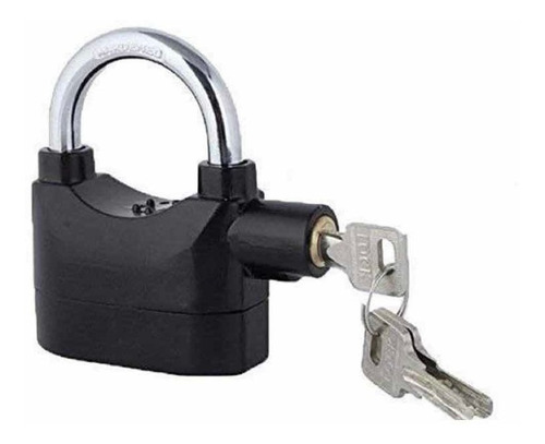 Imagen 9 de 10 de Candado Alarma Inoxidable Para Moto O Bicicleta