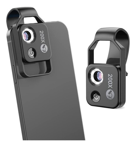 Accesorio De Microscopio Para Teléfono Celular 200x Con Lent