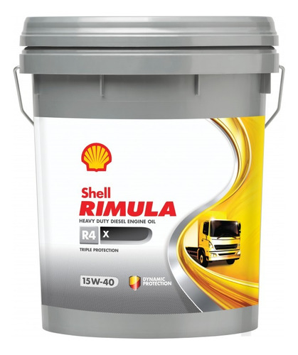Shell Rimula R4 X 15w40 X 20l Diesel - Made In Usa - Blanis