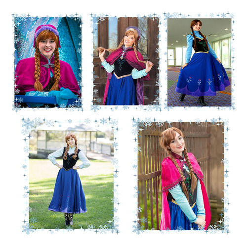 Queentas MZFP14853 Pelucas For Mujer Princesa Trenzada Largas Castaña