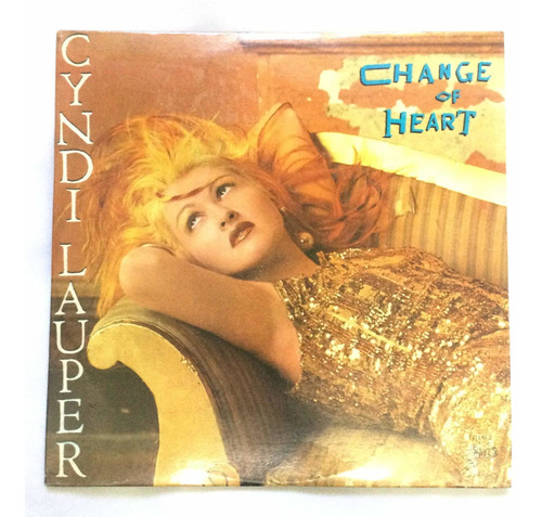 Cyndi Lauper / Change Of Heart Vinilo Rojo Mx 1986 Impecable