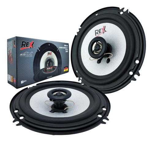 Par De Bocinas 150w Max Sbm-596 Rexx Sound