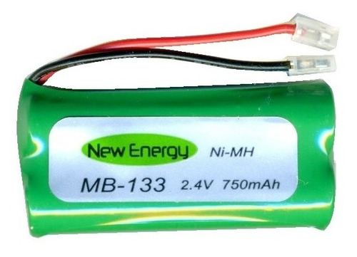 Batería New Energy P/teléfonos 2xaaa 2,4v 750 Mah Power On!