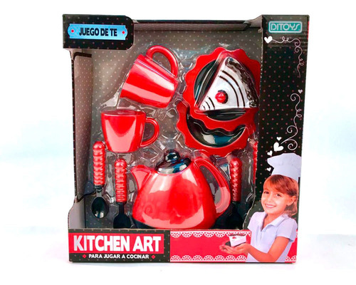 Juego De Te Kitchen Art Original Ditoys 