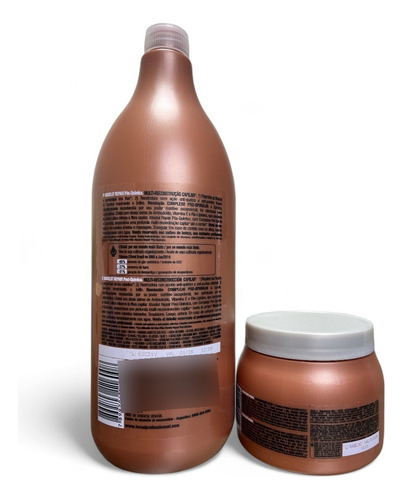 Kit Loreal Pós Química Shampoo 1500 Ml E Máscara 500 Gr