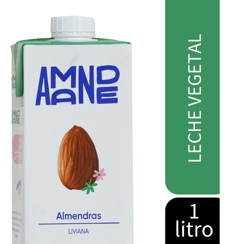 Leche De Almendras Amande Liviana Vegana Sin Tacc 1l