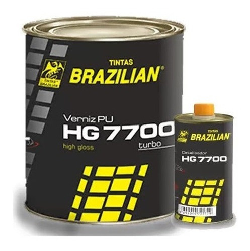 Verniz Automotivo Pu Hg 7700 Brazilian 900ml Com Catalisador