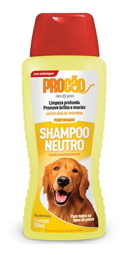 Shampoo Neutro Para Perros Procao 500ml
