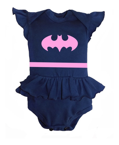 Pañalero Vestido Niña Disfraz De Batman Super Heroes Marino | MercadoLibre