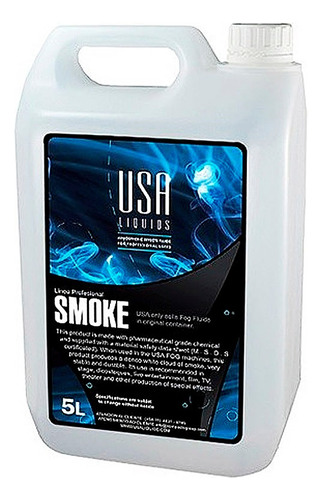 Líquido de fumaça de alta densidade Usa Professional Liquids 5 Lts