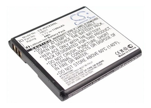 Batería Para Huawei U8350, G6150, Hb5i1, 1100mah Hb5i1h