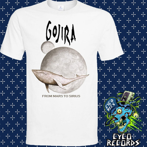 Gojira From Mars To Siruis - Blanca - Metal - Polera- Cyco R