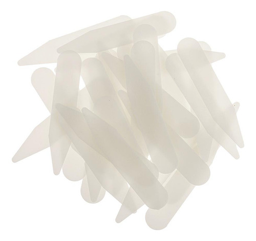 Z 200 Piezas De Plástico Beige Cuello De Apoyo Camisas