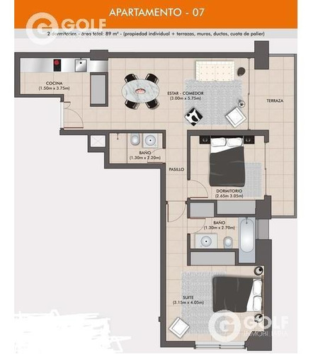 Vendo Apartamento De 2 Dormitorios A Estrenar, Se Vende Totalmente Equipado, Garage Incluido