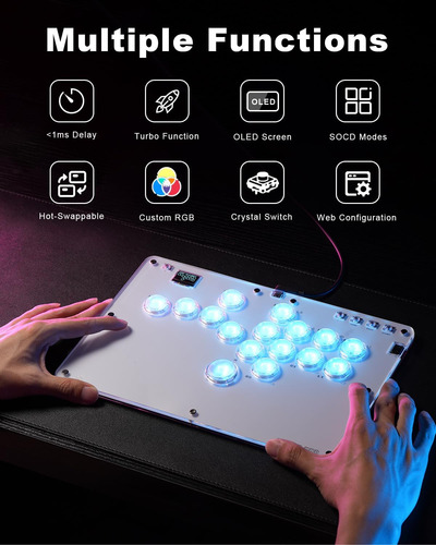 Oneed Haute42 Controlador Sin Palanca Arcade Stick R16: Sin