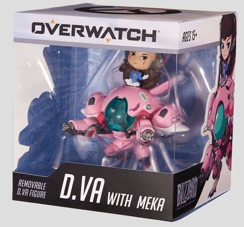 Overwatch Lindo Pero Mortal D Va Con Meka Figura