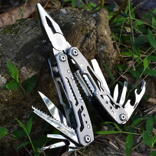 Táctico Weisco Cuchillo Multifunción Color Negro Multi Heram
