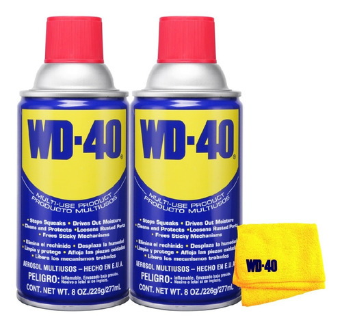 Wd-40® Lubricante Multiusos 272ml/ 8oz X2 Und