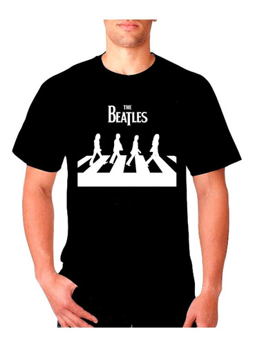 Poleras Estampadas Con Diseño Banda De The Beatles