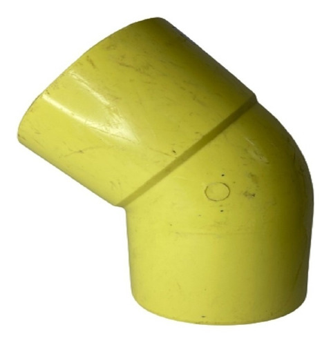 Codo 6´´ X 45º A/n Amarillo Uniteca (cxe)