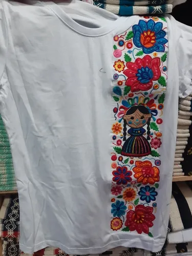 Playeras bordadas artesanales sale