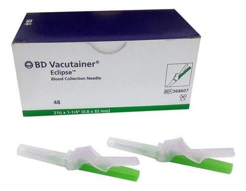 Bd Vacutainer Eclipse Verde Caja/48 Piezas