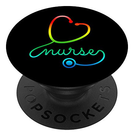 Enfermera Estetoscopio Rn Popsockets Popgrip: Grip 211cn