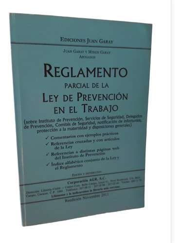 Reglamento Parcial De La Ley De Prevención En El Trabajo