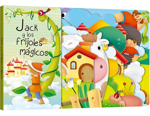 Libro Infantil Cuento Jack Y Los Frijoles Troquelado Niños