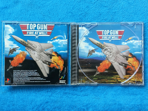 Top Gun: Fire At Will | Con Manual Y Registro | Para Ps1 (Usado)