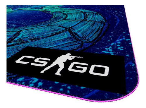 Alfombrilla de ratón Gamer Fallen CS:go Medusa Rgb - Speed+ Extendido