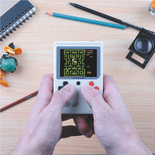 Consola Retro Boy 8 Bits Portatil Con 168 Juegos Blanco