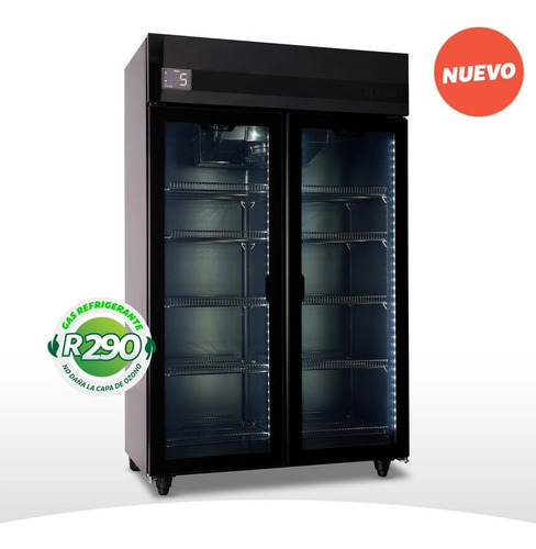 Heladera Exhibidora Vertical Inelro Mt 34 Black 980 Lts Cc