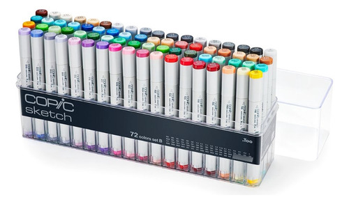 Kit Caneta Copic Sketch Marker 72 Cores Set B