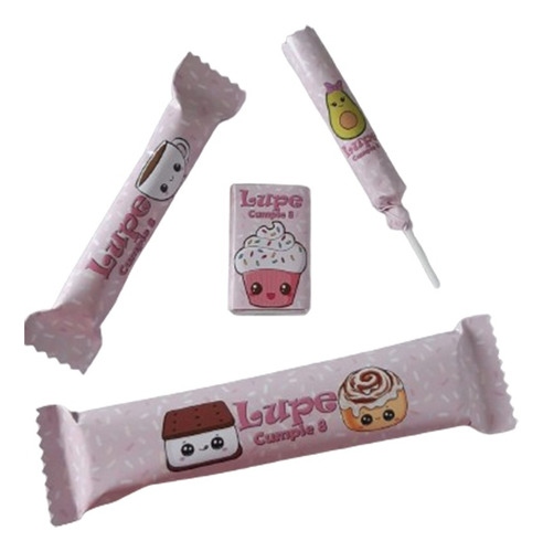 Candy Bar Dona Palta Comidas Kawaii Golosinas Personalizadas