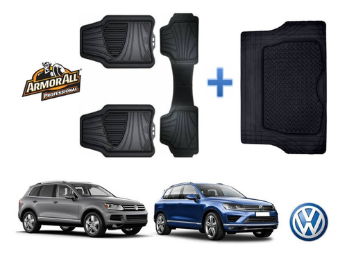 Tapetes Uso Rudo + Cajuela Vw Touareg 2011 A 2020 Armor All