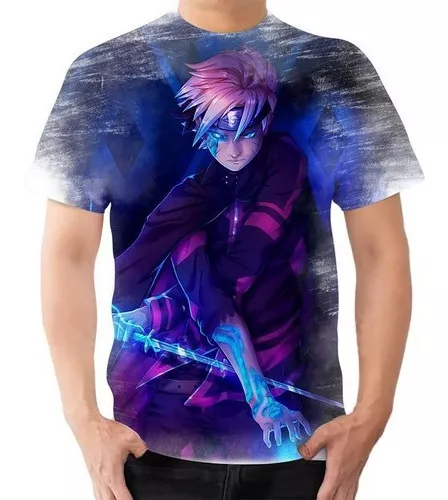 Camiseta Camisa Personalizada Anime Naruto Obito Uchiha 04