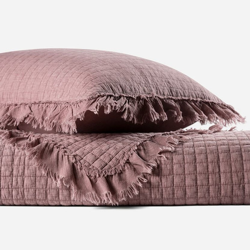 Imagen 4 de 4 de Rosen Cubrecama Stone Palo Rosa 1,5 Plazas