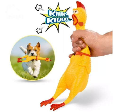 Pollo En Goma De 28cm + Pelota Antisa - Kg a $10500