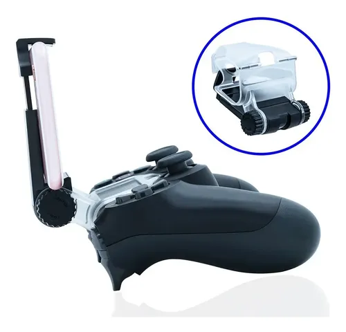 Soporte Para Teléfono PS4 - Clip Ajustable Para Mando DualShock 4, Compatible Con IPhone Y Android