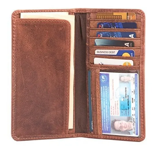 Billetera cuero crudo new arrivals