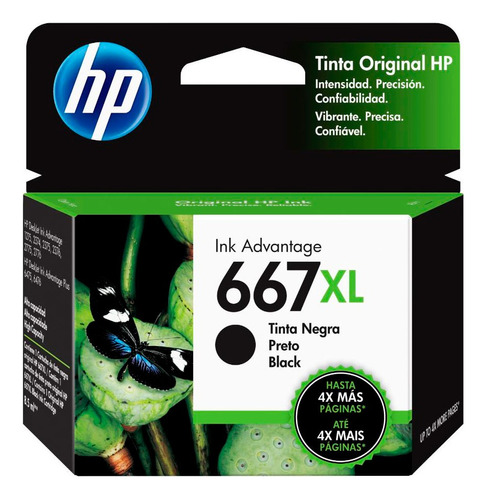 Kit Cartucho  Hp 667xl Negro Y Color Deskjet Ink 2376/ 2775